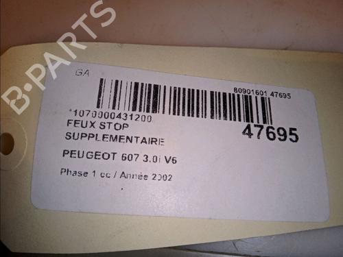 Third brake light PEUGEOT 607 (9D, 9U) 3.0 V6 24V | BP14952193L11 