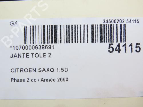 Rim CITROËN SAXO (S0, S1) 1.5 D | BP28830165C45