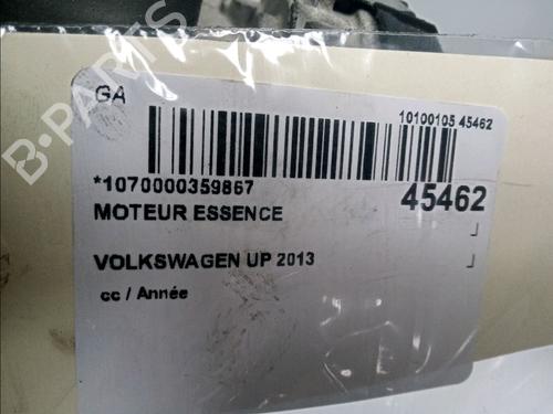 Used Engine VW UP! (121, 122, BL1, BL2, BL3, 123) 1.0 (75 hp) 12846508