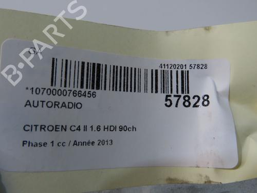 Used Radio Radio CITROËN C4 II (NC_) 1.6 HDi 90 (92 hp) 39937992 39937992