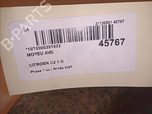 Used Left front steering knuckle Left front steering knuckle CITROËN C2 (JM_) 1.1 (60 hp) 14875812 14875812