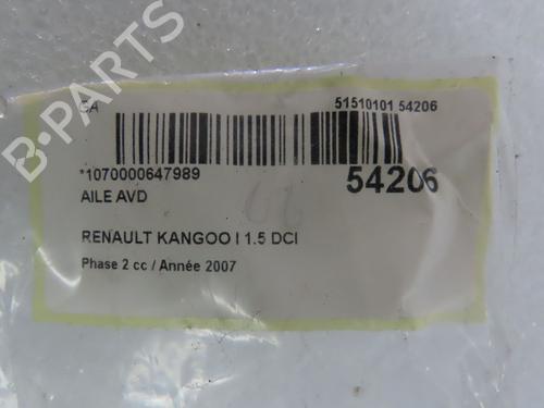 Used Right front fenders Right front fenders RENAULT KANGOO Express (FC0/1_) 1.5 dCi (FC1E) (68 hp) 33728094 33728094