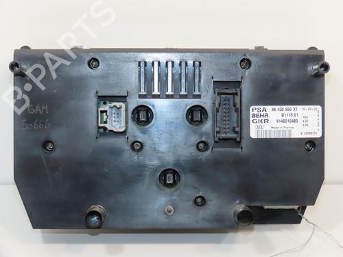 Airco bedieningspaneel PEUGEOT 206 Hatchback (2A/C) 2.0 HDI 90 | BP24358879I5 