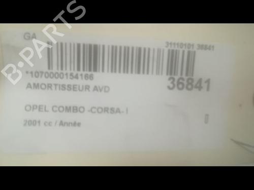 Højre fortil støddæmper OPEL COMBO Box Body/MPV (71_) 1.7 D (60 hp) 23173074
