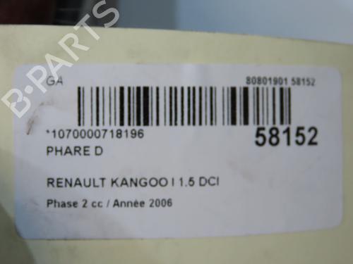 Right headlight RENAULT KANGOO (KC0/1_) 1.5 dCi | BP36246808C29 - Image 5