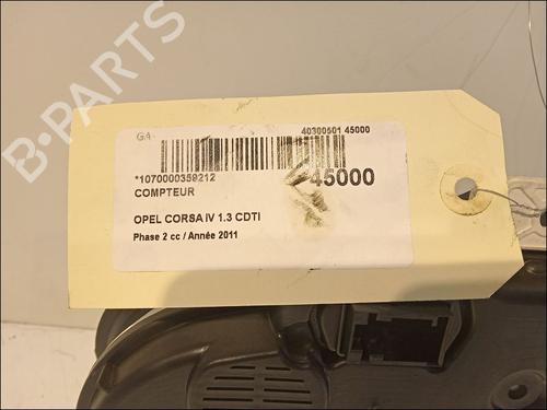 Used Instrument cluster OPEL CORSA D (S07) 1.3 CDTI (L08, L68) (75 hp) 11101368