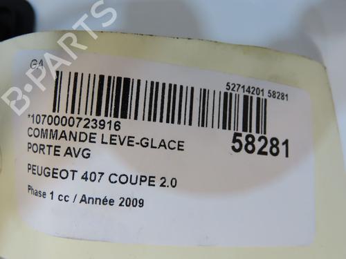 Left front window switch PEUGEOT 407 Coupe (6C_) 2.0 HDi | BP38297822I27 - Image 3