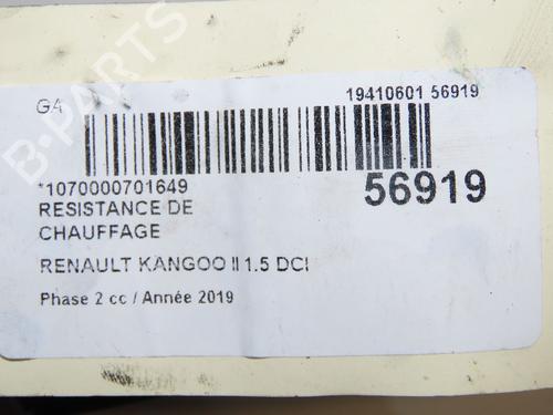 Heater resistor RENAULT KANGOO Express (FW0/1_) 1.5 dCi 90 (FW0G, FW05, FW08, FW11) | BP33680988M108  - Image 6