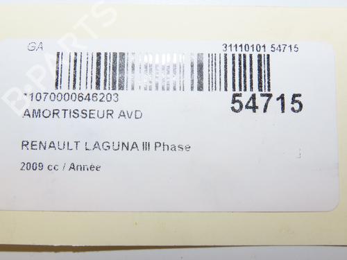Right front shock absorber RENAULT LAGUNA Coupe (DT0/1) 2.0 dCi GT (DT11, DT1E, DT1N) | BP29469723M17 