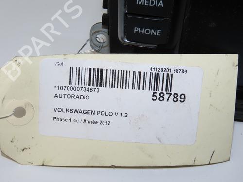 Sistema audio Sistema audio VW POLO V (6R1, 6C1) 1.2 (70 hp) 37455492 37455492