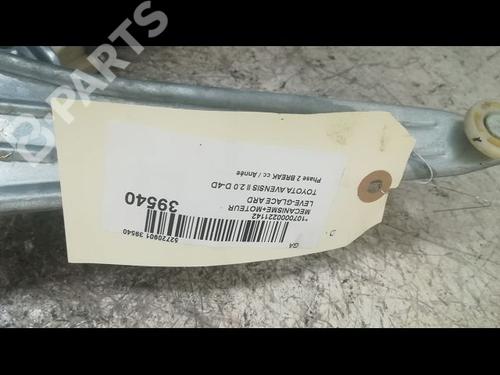 Rear right window mechanism TOYOTA AVENSIS Estate (_T25_) 2.0 D-4D (ADT250_, ADT250R) | BP9606612C25 