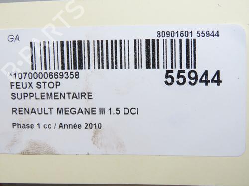 Used Third brake light Third brake light RENAULT MEGANE III Hatchback (BZ0/1_, B3_) 1.5 dCi (86 hp) 32100536 32100536