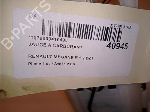 Fuel pump RENAULT MEGANE CC (EZ0/1_) 1.9 dCi (EZ0J, EZ1S) | BP14874323M76 