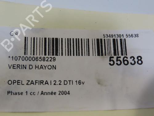 Used Tailgate lift support OPEL ZAFIRA A MPV (T98) 2.2 DTI 16V (F75) (125 hp) 29551212