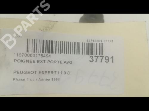 Front left exterior door handle PEUGEOT EXPERT Van (222) 1.9 D 70 | BP9602299C128 