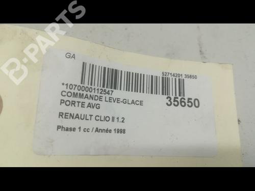 Left front window switch RENAULT CLIO II (BB_, CB_) 1.2 (BB0A, BB0F, BB10, BB1K, BB28, BB2D, BB2H, CB0A,... | BP9597862I27 