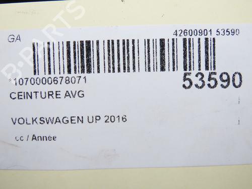 Used Front left belt tensioner VW UP! (121, 122, BL1, BL2, BL3, 123) 1.0 (60 hp) 31692750