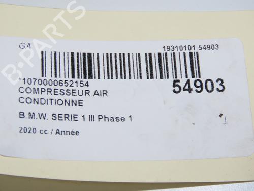 AC compressor BMW 1 (F40) 116 d | BP31274319M34 - Image 7