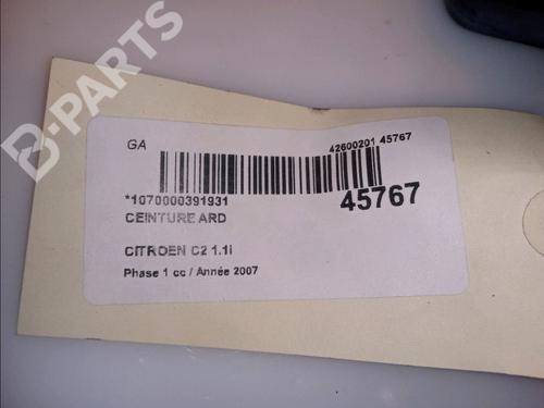 Rear right belt tensioner CITROËN C2 (JM_) 1.1 | BP11101584C90 