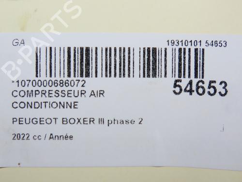 AC compressor PEUGEOT BOXER Van 2.2 BlueHDi 140 | BP30691855M34 - Image 9
