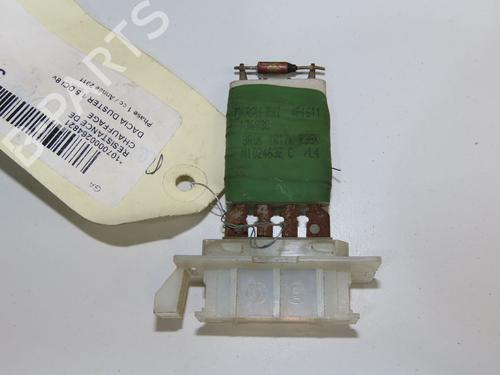 Used Heater resistor Heater resistor DACIA DUSTER (HS_) 1.5 dCi (HSMC) (107 hp) 11677186 11677186