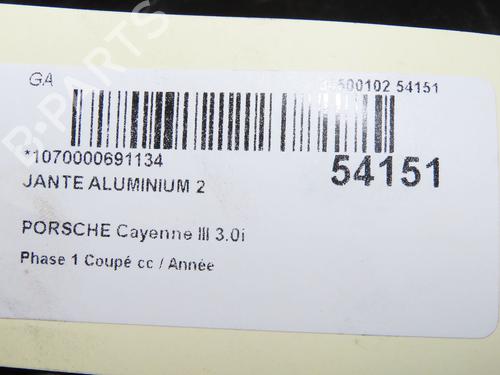 Rim PORSCHE CAYENNE (9YA) 3.0 E-Hybrid AWD (9YAAE1) | BP31575793C45 