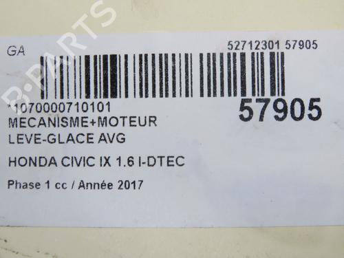 Front left window mechanism HONDA CIVIC IX (FK) 1.6 i-DTEC (FK3) | BP36958547C22 - Image 5