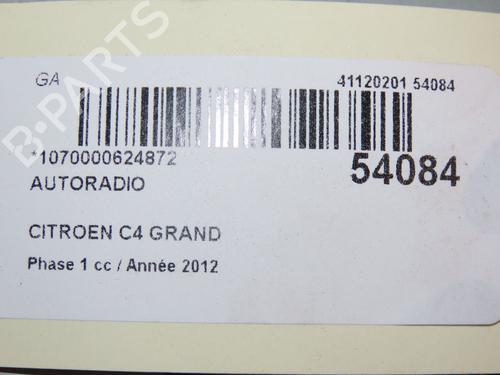 Radio CITROËN C4 Grand Picasso I (UA_) 1.6 HDi 110 | BP28830614E6 