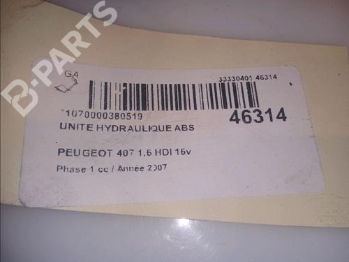 ABS pump PEUGEOT 407 (6D_) 1.6 HDi 110 (6D9HZC, 6D9HYC) | BP11100379M43 