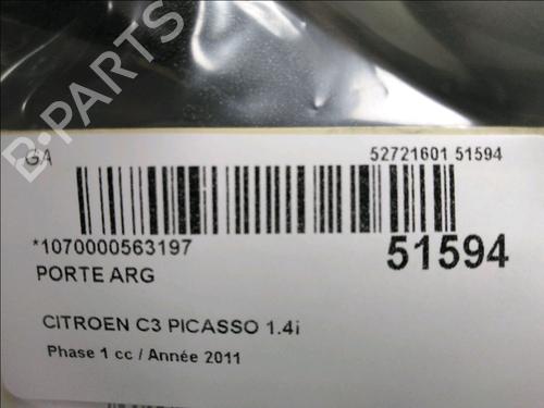 Used Left rear door Left rear door CITROËN C3 Picasso (SH_) 1.4 VTi 95 (SH8FSC, SH8FP0, SH8FP6) (95 hp) 19791076 19791076