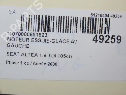 Front wiper motor SEAT ALTEA (5P1) 1.9 TDI | BP28833015M29 