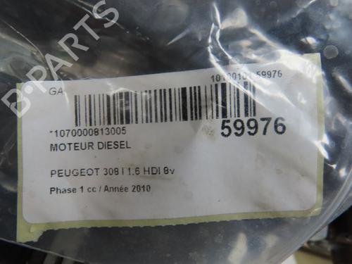Used Engine Engine PEUGEOT 308 I (4A_, 4C_) 1.6 HDi (112 hp) 39937914 39937914