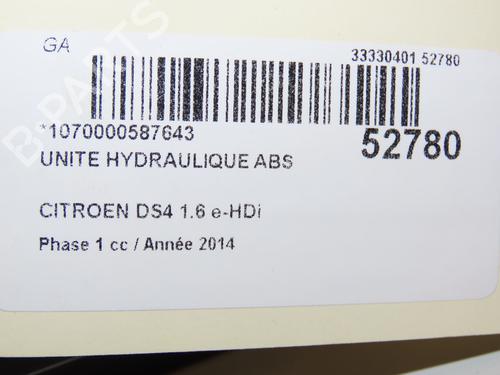 ABS pump CITROËN DS4 (NX_) 1.6 HDi 115 | BP22811316M43 