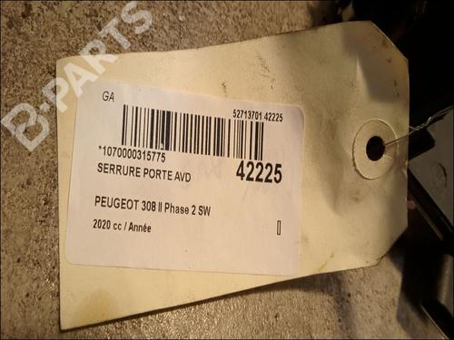 Front right lock PEUGEOT 308 SW II (LC_, LJ_, LR_, LX_, L4_) 1.5 BlueHDi 130 | BP9617896C97 