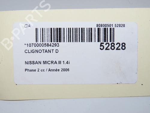 Used Right front indicator Right front indicator NISSAN MICRA III (K12) 1.4 16V (88 hp) 33681093 33681093