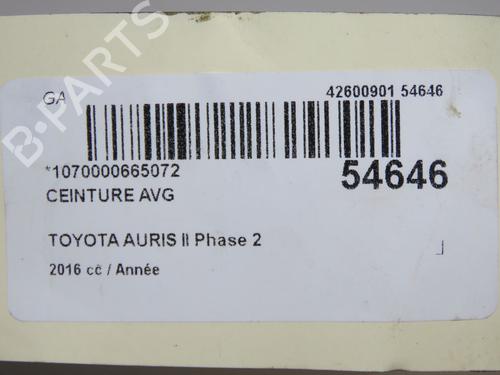 Front left seatbelt TOYOTA AURIS (_E18_) 1.8 Hybrid (ZWE186_, ZWE186R) | BP36310497I26 - Image 4