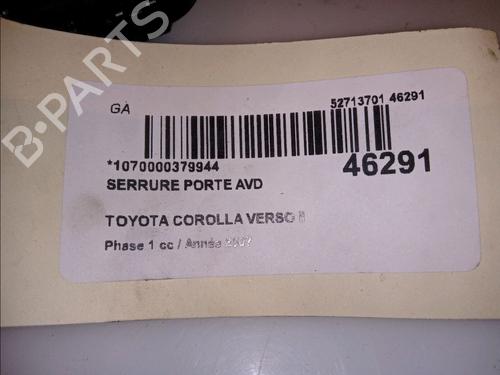 Used Front right lock Front right lock TOYOTA COROLLA Verso (ZER_, ZZE12_, R1_) 2.2 D-4D (AUR10_, AUR10R) (177 hp) 11267547 11267547