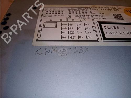 Used Radio VW GOLF VI (5K1) 2.0 TDI (110 hp) 14951144