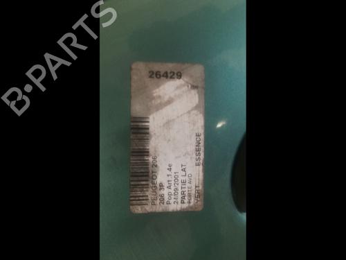 Used Right front door PEUGEOT 206 Hatchback (2A/C) 1.4 i (75 hp) 23175958