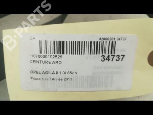 Rear right belt tensioner OPEL AGILA B (H08) 1.0 (F68) | BP9597528C90 