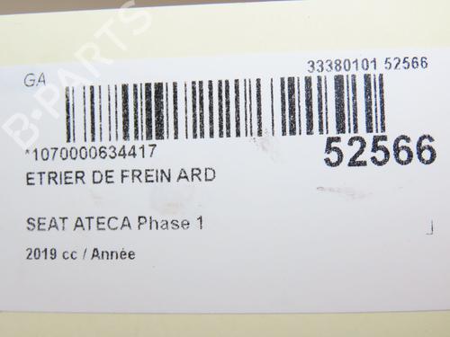 Right rear brake caliper SEAT ATECA (KH7, KHP) 1.6 TDI | BP28967681M106