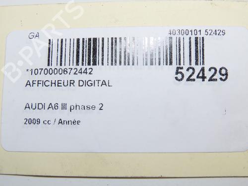 Used Display monitor Display monitor AUDI A6 C6 Avant (4F5) 2.7 TDI (180 hp) 39937987 39937987