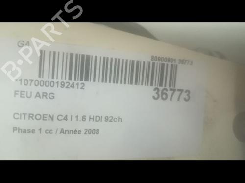 Used Left taillight CITROËN C4 I (LC_) 1.6 HDi (90 hp) 9603403