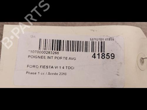 Used Front left interior door handle Front left interior door handle FORD FIESTA VI (CB1, CCN) 1.4 TDCi (68 hp) 9614589 9614589