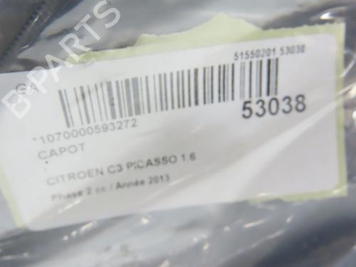 Motorhjelm CITROËN C3 Picasso (SH_) 1.6 HDI 90 (92 hp) 28968385