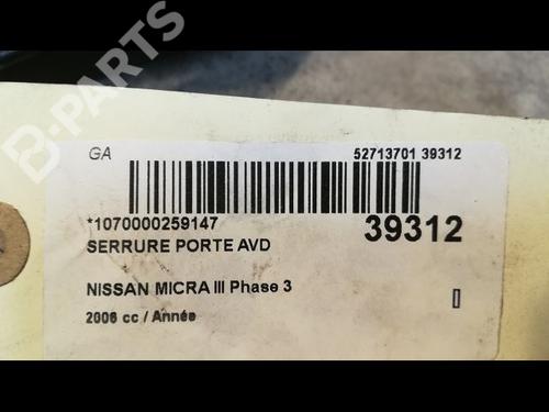 Front right lock NISSAN MICRA III (K12) 1.4 16V | BP9610829C97 