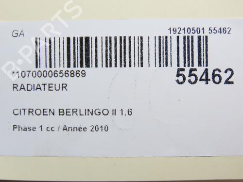 Køler CITROËN BERLINGO MULTISPACE (B9) 1.6 HDi 110 | BP29469695M31 