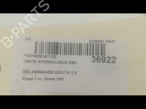 Used ABS pump VW GOLF IV (1J1) 1.9 TDI (90 hp) 9599927