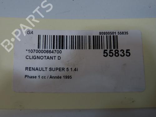 Used Right front indicator Right front indicator RENAULT SUPER 5 (B/C40_) 1.4 Cat (B/C/407) (58 hp) 33711735 33711735