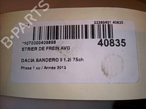 Left front brake caliper DACIA SANDERO  | BP15742244M105 